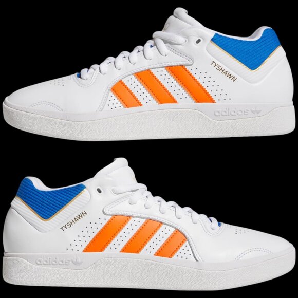 adidas Tyshawn White Orange Blue Bird NY Knicks Size 12 - | NWB rep box - Picture 2 of 10